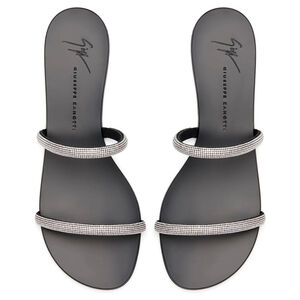 Giuseppe Zanotti Croisette Crystal-Embellished Flat Sandals EU 38 / US 7.5–8 | B